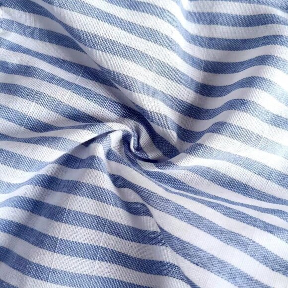 Blue white Casual Women's Striped Halter Neck Tie Cami Top - Picture 8 of 8
